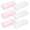 VICASKY 6-Piece Transparent Nail Tool Storage Organizer, 19 cm view 1