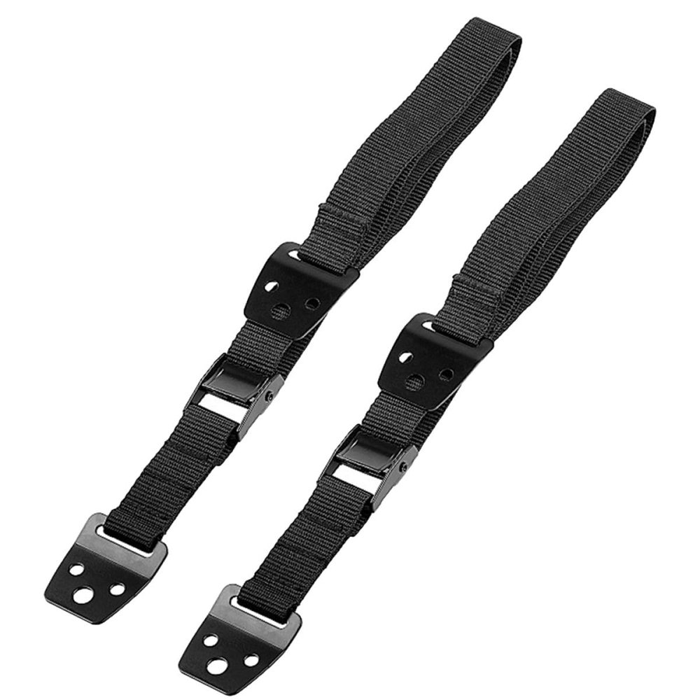 TOYANDONA Adjustable Metal TV Anti-Tip Strap with Wall Anchor, Black
