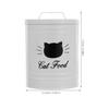 Abaodam Airtight Iron Pet Food Storage Container view 2