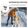 Dog Waste Bag Holder, Secure and Sturdy, 1 Set, Brown view 3