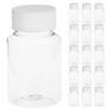 FRCOLOR 22 Transparent 80 ml Plastic Bottles with Wide-Opening Caps, Travel Containers for Medication and Cosmetics view 1