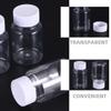 FRCOLOR 22 Transparent 80 ml Plastic Bottles with Wide-Opening Caps, Travel Containers for Medication and Cosmetics view 3