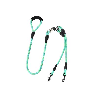 Double Dog Leash 150 cm Nylon Rope with 360-Degree Rotation, 212 g