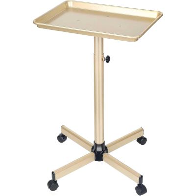Mobile Salon Tray Cart with Adjustable Height for Professional Spa and Tattoo Applications