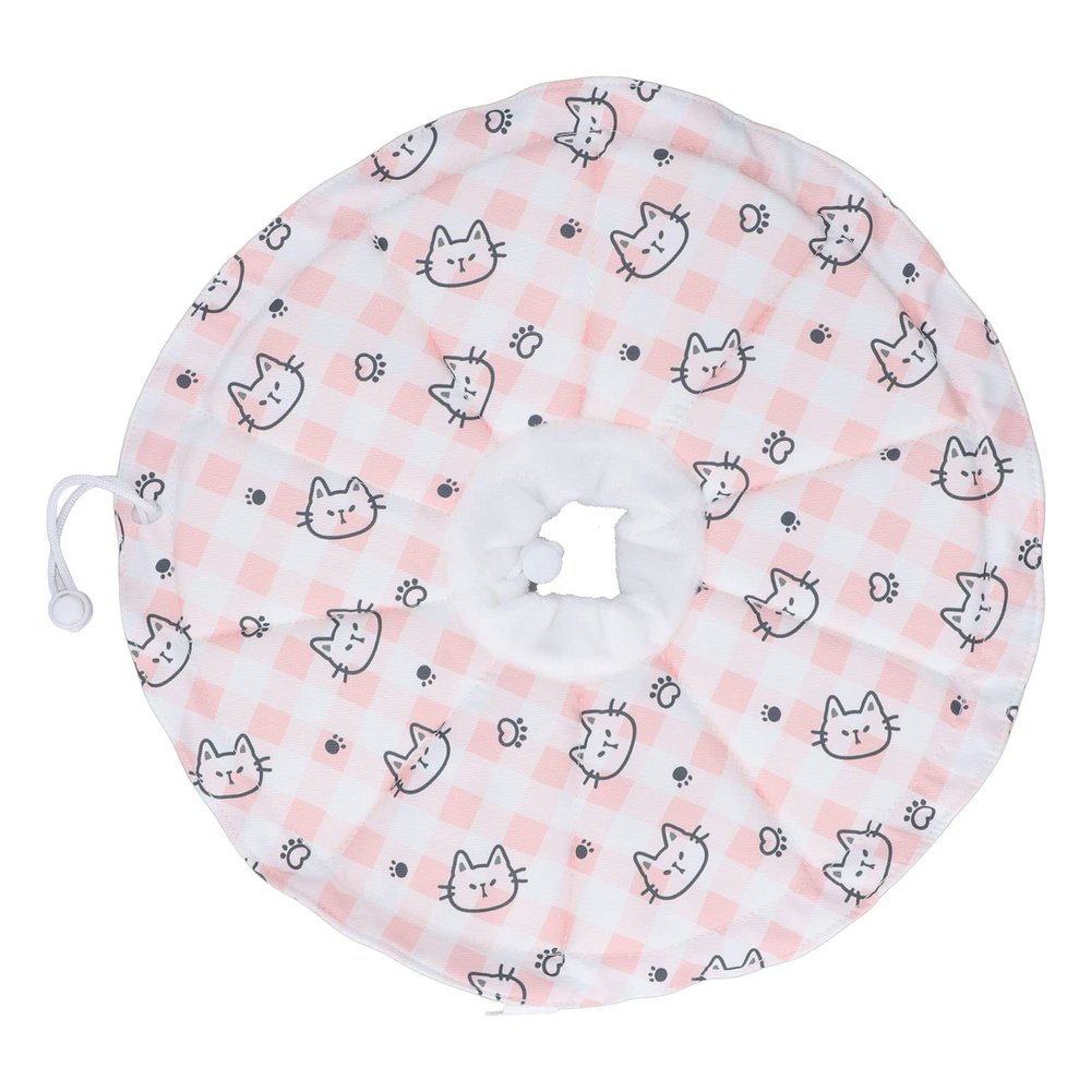 Adjustable Recovery Cone Collar for Pets, S
