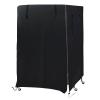 Riuulity Groe Black Bird Cage Cover, Windproof and Waterproof Night Cover with Side Window, Adjustable and Breathable Parrot Cage Seed Catcher Cover (Black) view 1
