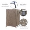 Riuulity Groe Black Bird Cage Cover, Windproof and Waterproof Night Cover with Side Window, Adjustable and Breathable Parrot Cage Seed Catcher Cover (Black) view 4