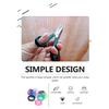 PLAFOPE 12-Pack Colored Silicone Scissor Finger Rings view 3