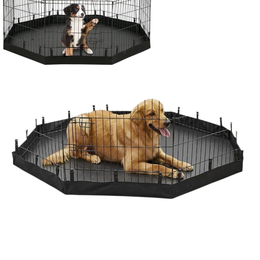 Waterproof Dog Kennel and Puppy Playpen Mat, Washable Oxford Cloth Pee Pad