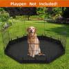 Waterproof Dog Kennel and Puppy Playpen Mat, Washable Oxford Cloth Pee Pad view 2