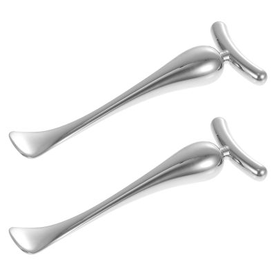 Toyvian Eye Care Massage Sticks, 2-Piece Zinc Alloy Set, Double-Sided