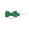 MUSISALY 4-Piece Hair Bow Duckbill Clips for Girls, Green Clover Hair Clips, Lightweight Headwear for St. Patrick's Day and Festive Occasions view 2