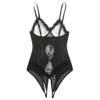 Women's Lace Mesh Crotchless Catsuit view 1