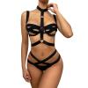 Generic Women's Harness-Style Lingerie Set with Straps and Cutouts view 1
