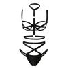 Generic Women's Harness-Style Lingerie Set with Straps and Cutouts view 4