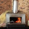 Ash Shovel Hook – Iron, Extended Handle, Pizza Oven Scraper view 2