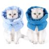 Adjustable Cat Collar, Stop Licking Scarf, Soft Polyester Wound Protection view 1