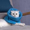 Adjustable Cat Collar, Stop Licking Scarf, Soft Polyester Wound Protection view 2