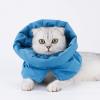 Adjustable Cat Collar, Stop Licking Scarf, Soft Polyester Wound Protection view 4