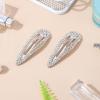 SKISUNO 2-Piece Large Rhinestone Water Drop Hair Clips view 4
