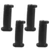 Gogogmee 4-Pack Non-Slip Rollator Handle Covers, Soft Skin-Friendly Grip Pads, Black view 1