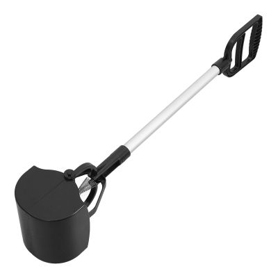 Luxshiny Long-Handled Dog Poop Scoop, Large-Capacity Pet Waste Collector, Random Color