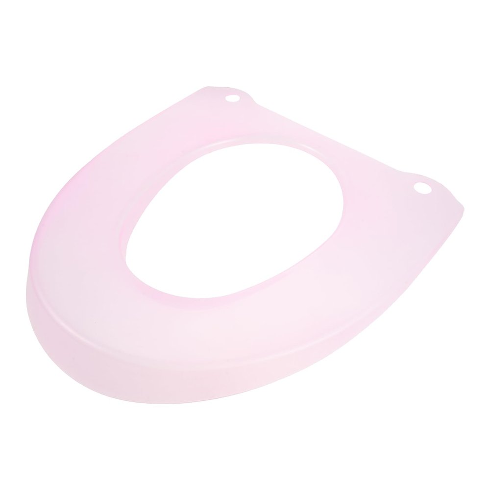 VALICLUD Round Plastic Toilet Seat Cover, Reusable, Non-Slip, Washable Toilet Seat Ring