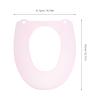 VALICLUD Round Plastic Toilet Seat Cover, Reusable, Non-Slip, Washable Toilet Seat Ring view 2