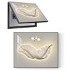 Electrical Panel Cover with Lift-Up Hydraulic Strut, Black-Framed Wall Art view 1