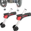 Wheelchair Rear Anti-Tip Assistant Wheels, Height-Adjustable, 7 Positions view 1