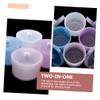 2-Piece Plastic Sterilization Cups with Sieve for Nail Art Tools view 3