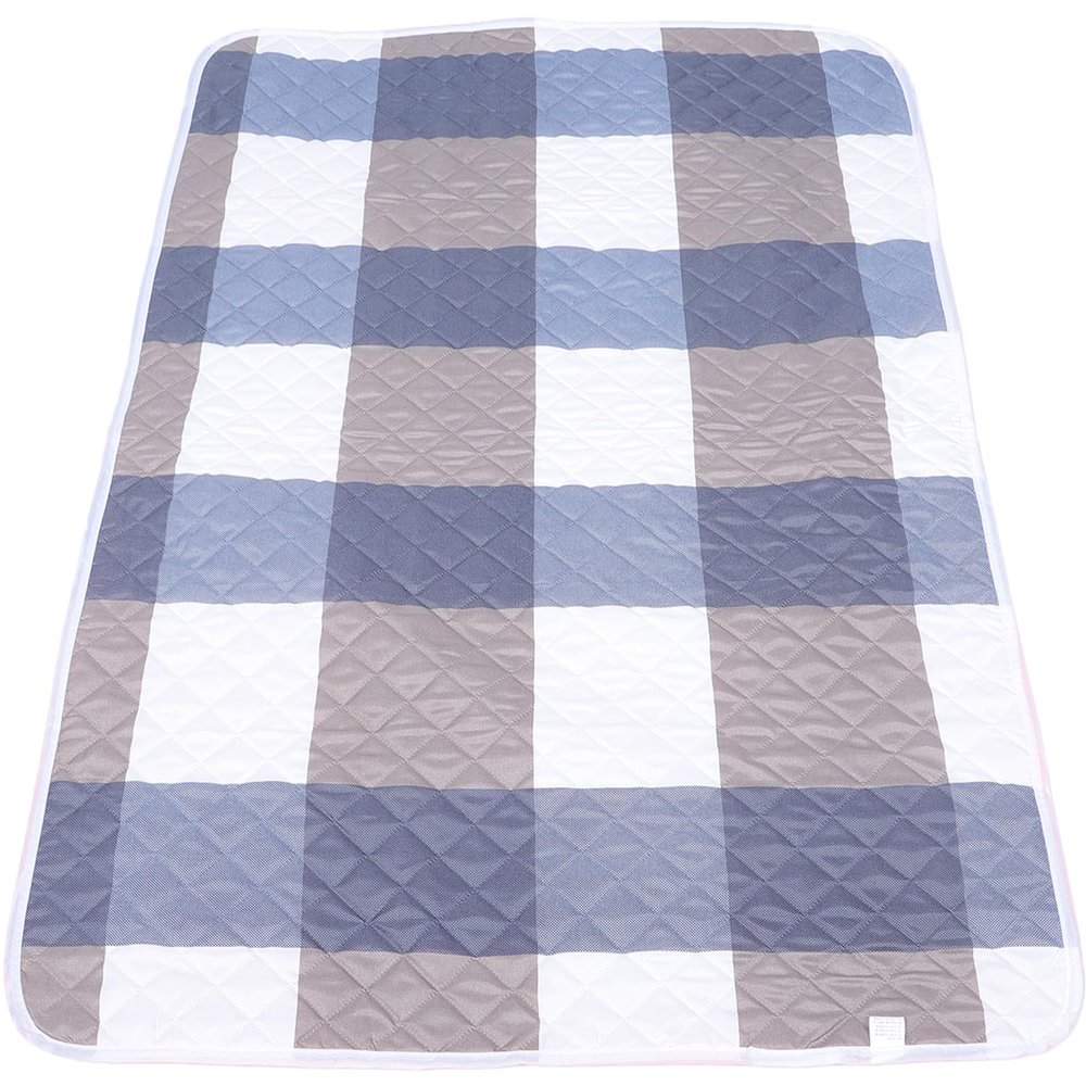 DECORNIJIA Washable Cotton Waterproof Bed Pad, 80 x 120 cm