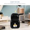 Black Ceramic Warmer for Essential Oils and Wax view 3