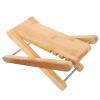 Adjustable Folding Bamboo Footrest for Pedicures and Nail Care view 1