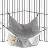 Luxshiny Double-Layer Lint Pet Hammock, Warm Hamster Nest view 4