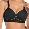 Women's Full-Coverage Wireless Seamless Smoothing Plus-Size Push-Up T-Shirt Bras for Seniors view 2
