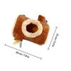 ibasenice Warm Fabric Hammock, Brown, for Ferrets and Parrots view 2