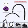 Professional Salon Shampoo Bowl with Waterfall Showerhead and Massage Stand view 2