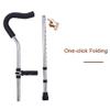 Foldable Forearm Crutches with Padded Supports and Ergonomic Handles view 2