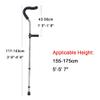 Foldable Forearm Crutches with Padded Supports and Ergonomic Handles view 4