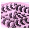 False Eyelashes with Natural-Looking Synthetic Volume, 20 Pairs, Thick Lashes, Natural Curl (C, One Size) view 4