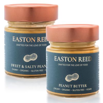 Easton Reed Organic Peanut Butter Duo Set, 2-Pack