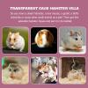 Luxshiny Small Transparent Plastic Hamster Carrier with Handle view 4