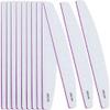 50 Double-Sided Half-Moon Nail Files, 180/240 Grit view 1