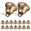 SHINEOFI 60 Small Rustic Metal Bells for Pet Collars view 1