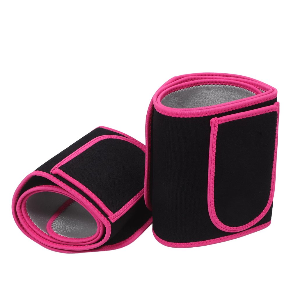 Alipis Adjustable Nylon Sauna Thigh Wraps, Non-Slip Leg Bands for Women and Men