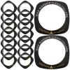 Paper Mats for Wax Warmers, 50 Count, Black, Stain-Resistant view 1