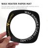 Paper Mats for Wax Warmers, 50 Count, Black, Stain-Resistant view 4