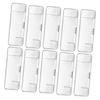 Lurrose 10-Piece Transparent Plastic Razor Travel Cases view 1