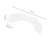 LALADEFIEE 50-Pack Plastic Bandage Clips, Small Elastic Fasteners, Transparent/Semi-Transparent view 2